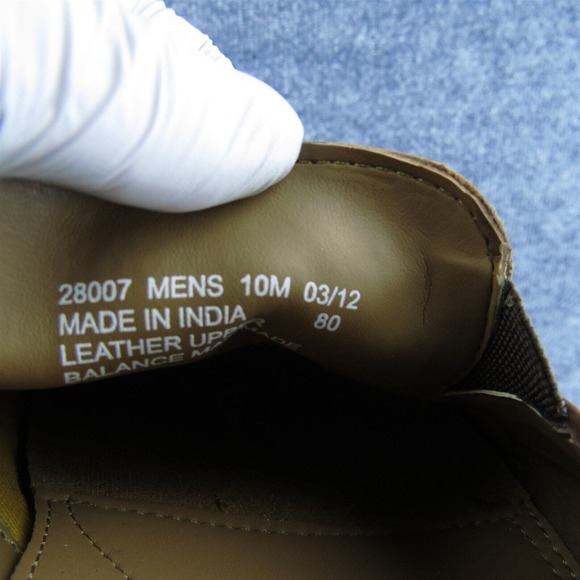 Bostonian Men Loafer Shoes Brown Leather Slip On Size 10 Medium - Picture 7 of 10